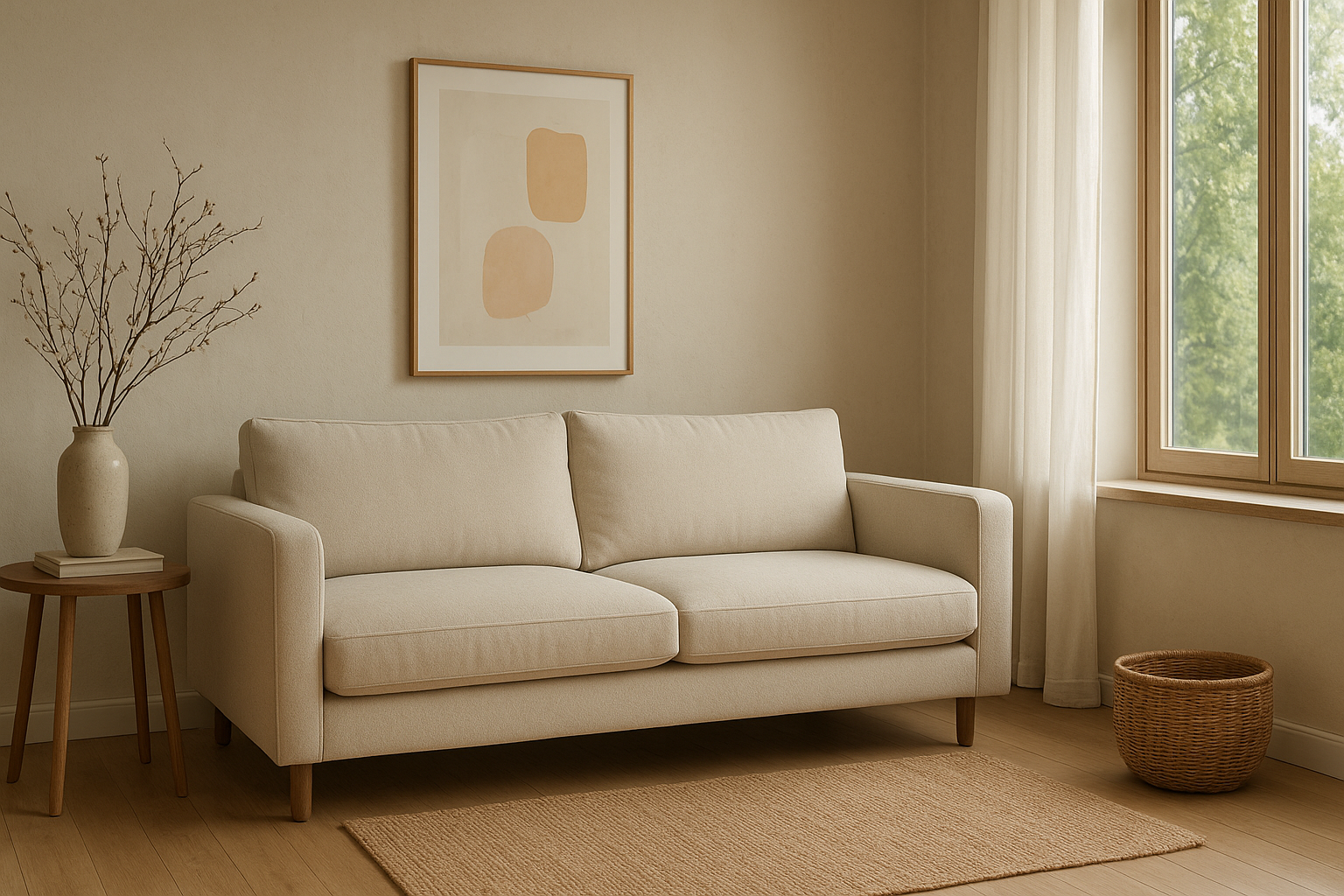 Foto bij 4x6 sofa als startpunt voor een woonkamer die klaar is voor het najaar